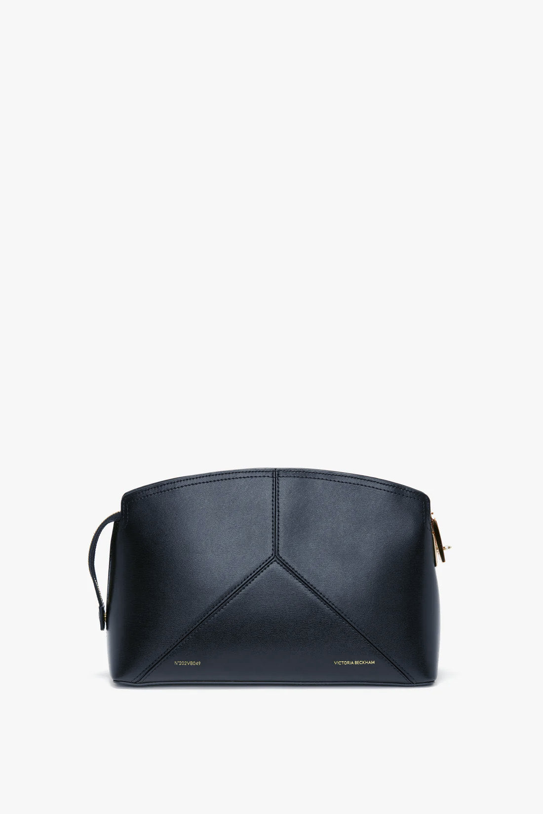 Exclusive Victoria Clutch Bag In Navy Leather Victoria Beckham UK