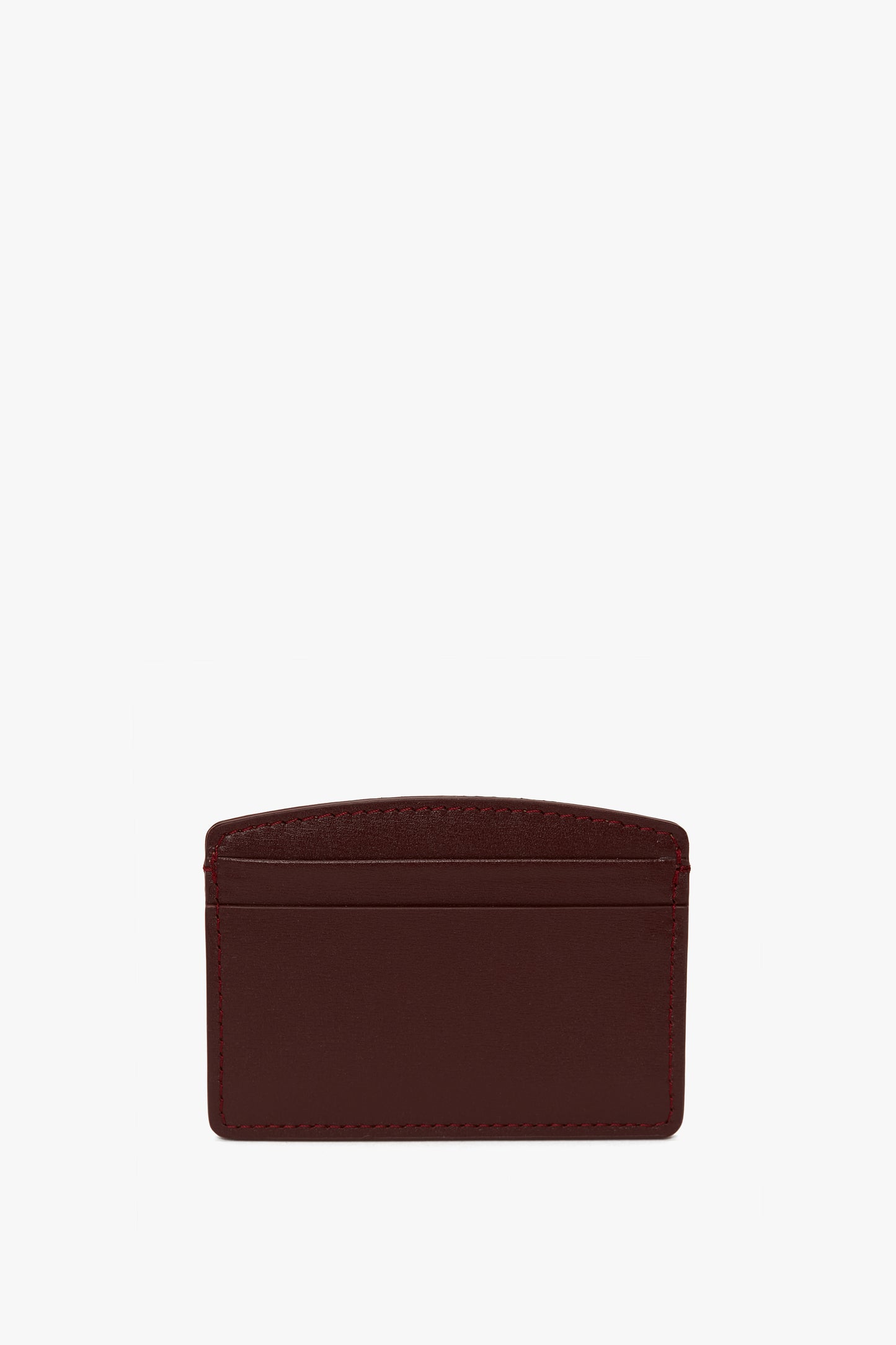 Victoria Card Holder In Burgundy Leather