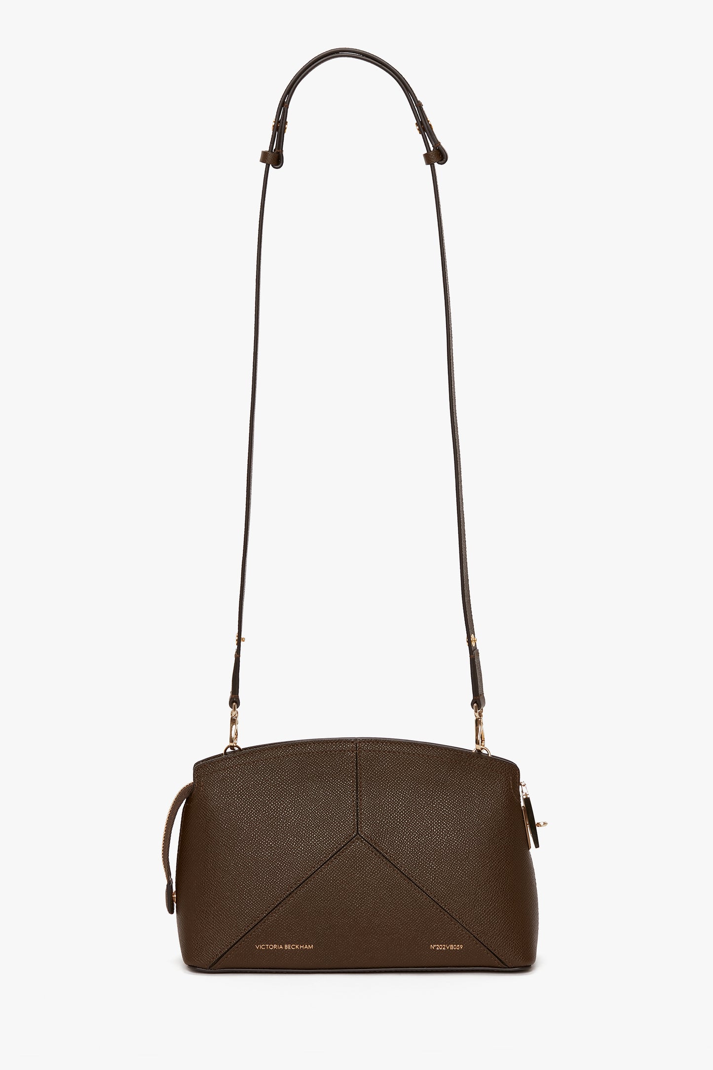 Victoria Crossbody Bag In Khaki Leather
