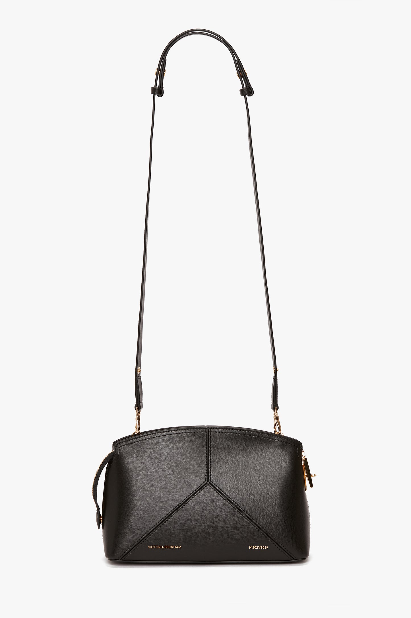 Victoria Crossbody Bag In Black Leather