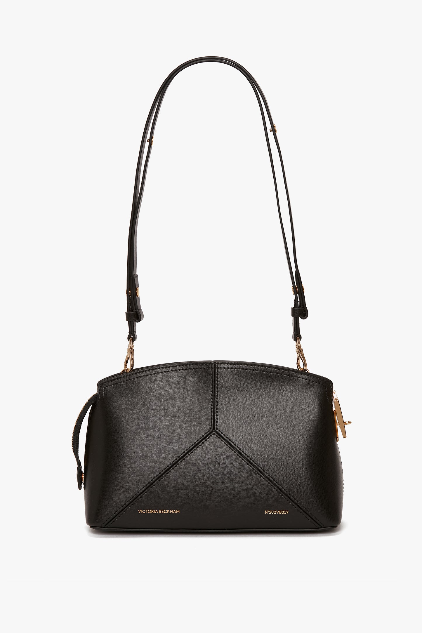 Victoria Crossbody Bag In Black Leather
