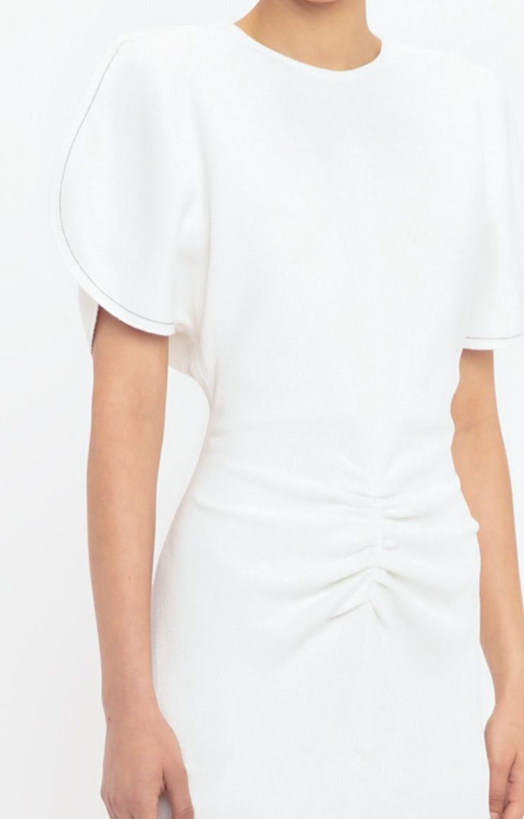 Bela Mini Dress In Ivory