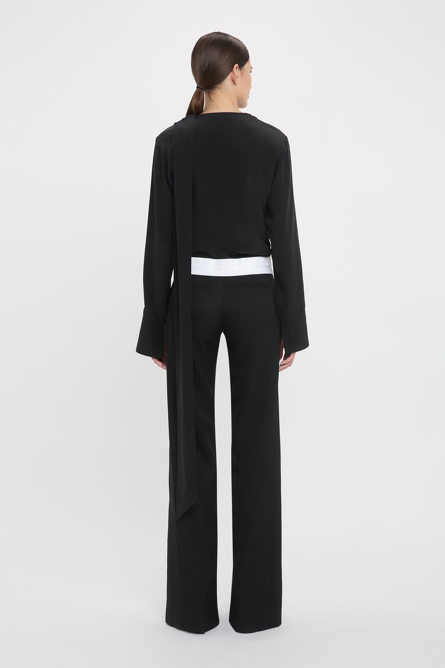 Side Panel Trouser In Black