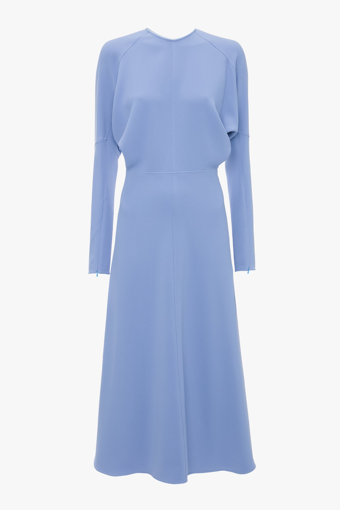 Dolman Midi Dress In Bluebell