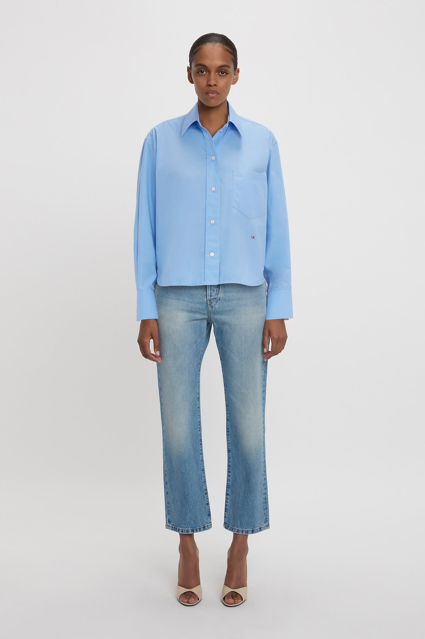 Ellys Shirt In Oxford Blue