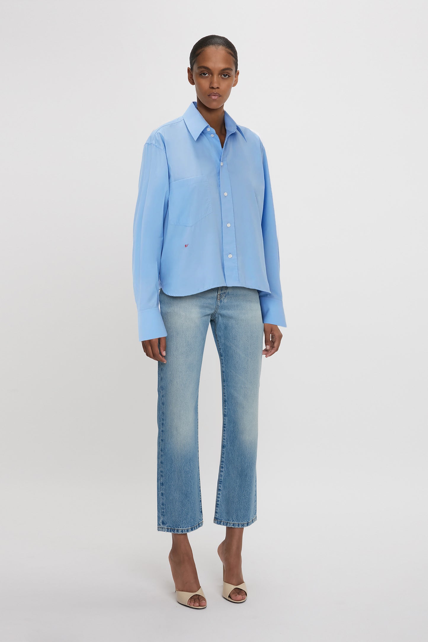 Ellys Shirt In Oxford Blue