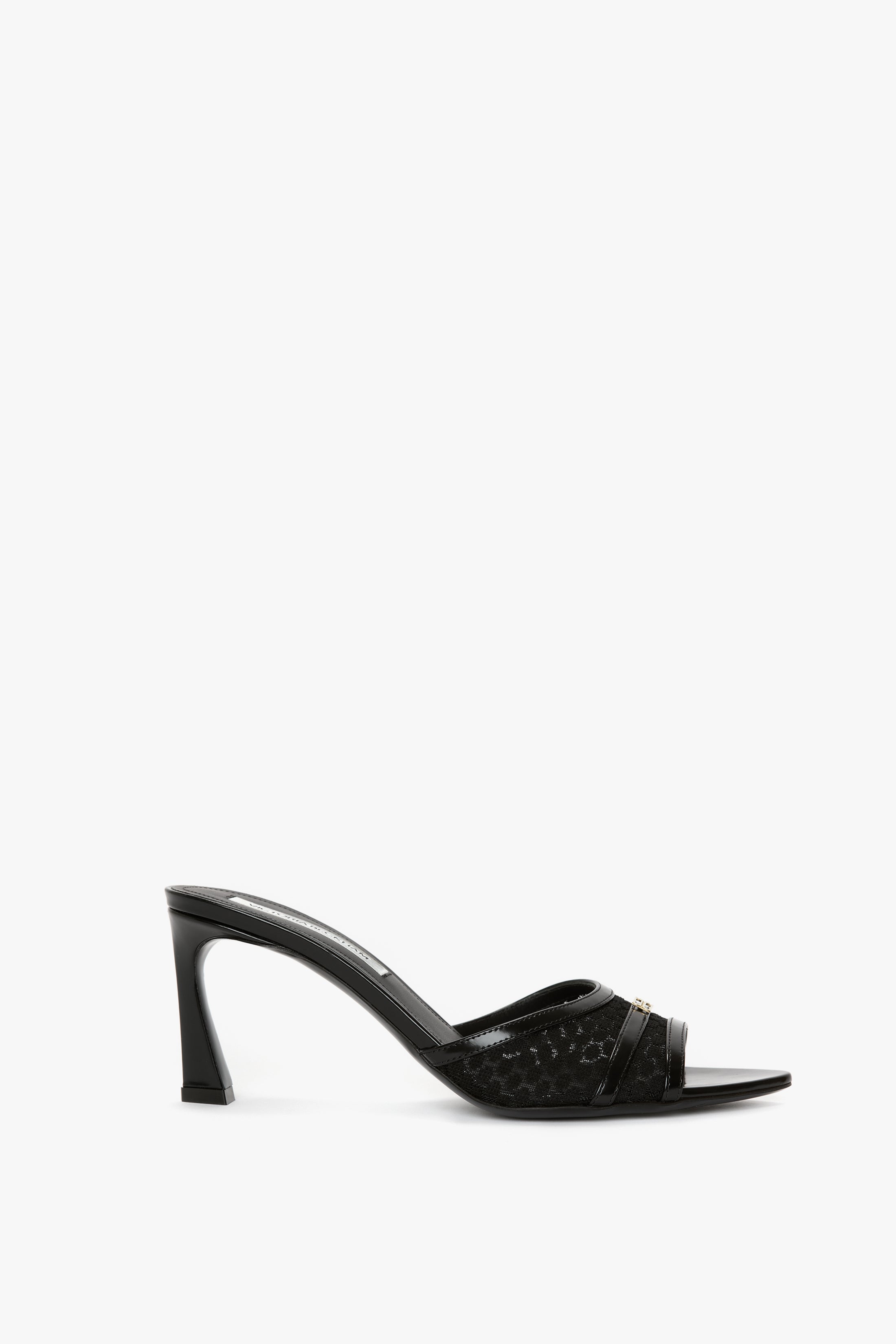 Mesh Open Toe Mule In Black – Victoria Beckham UK