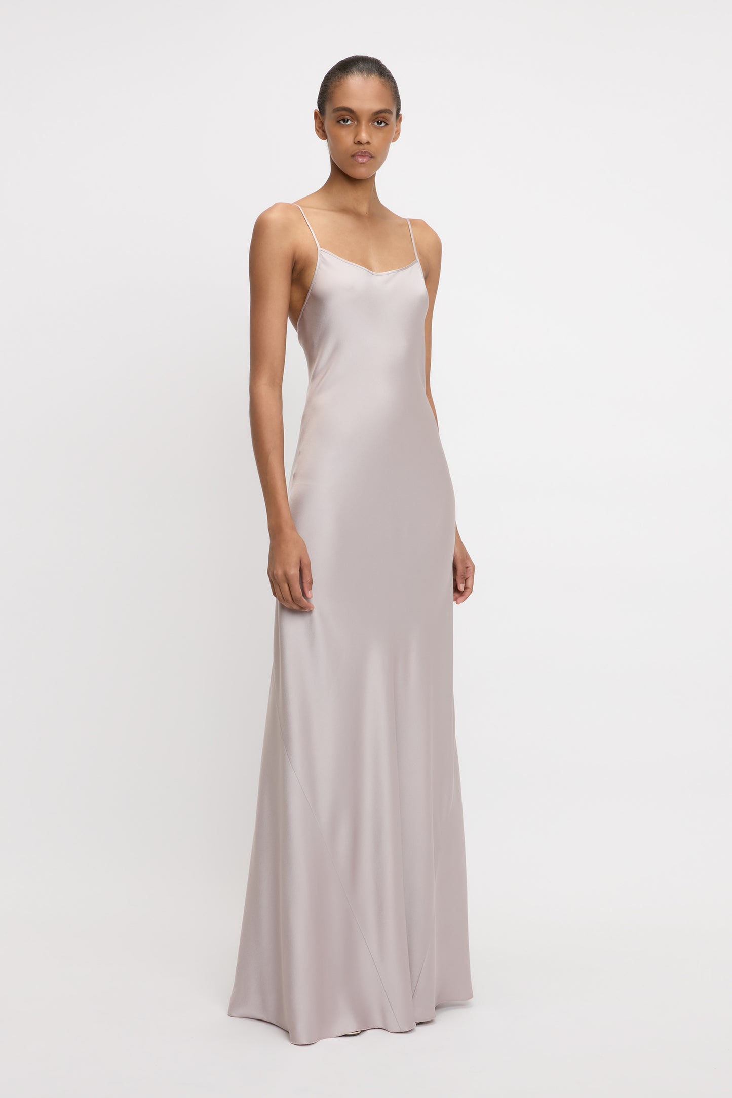 Cami Floor-Length Dress In Heather