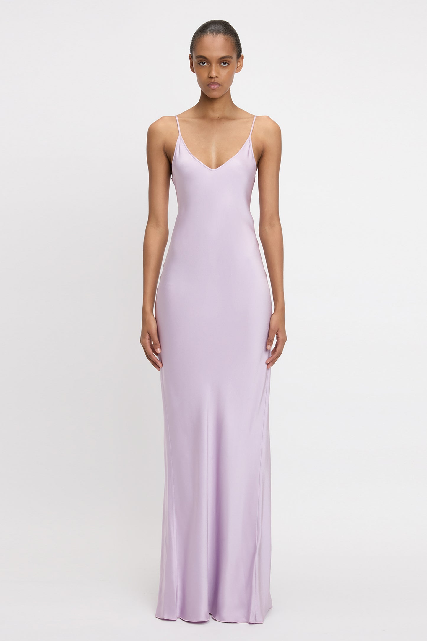 Cami Floor-Length Dress In Petunia