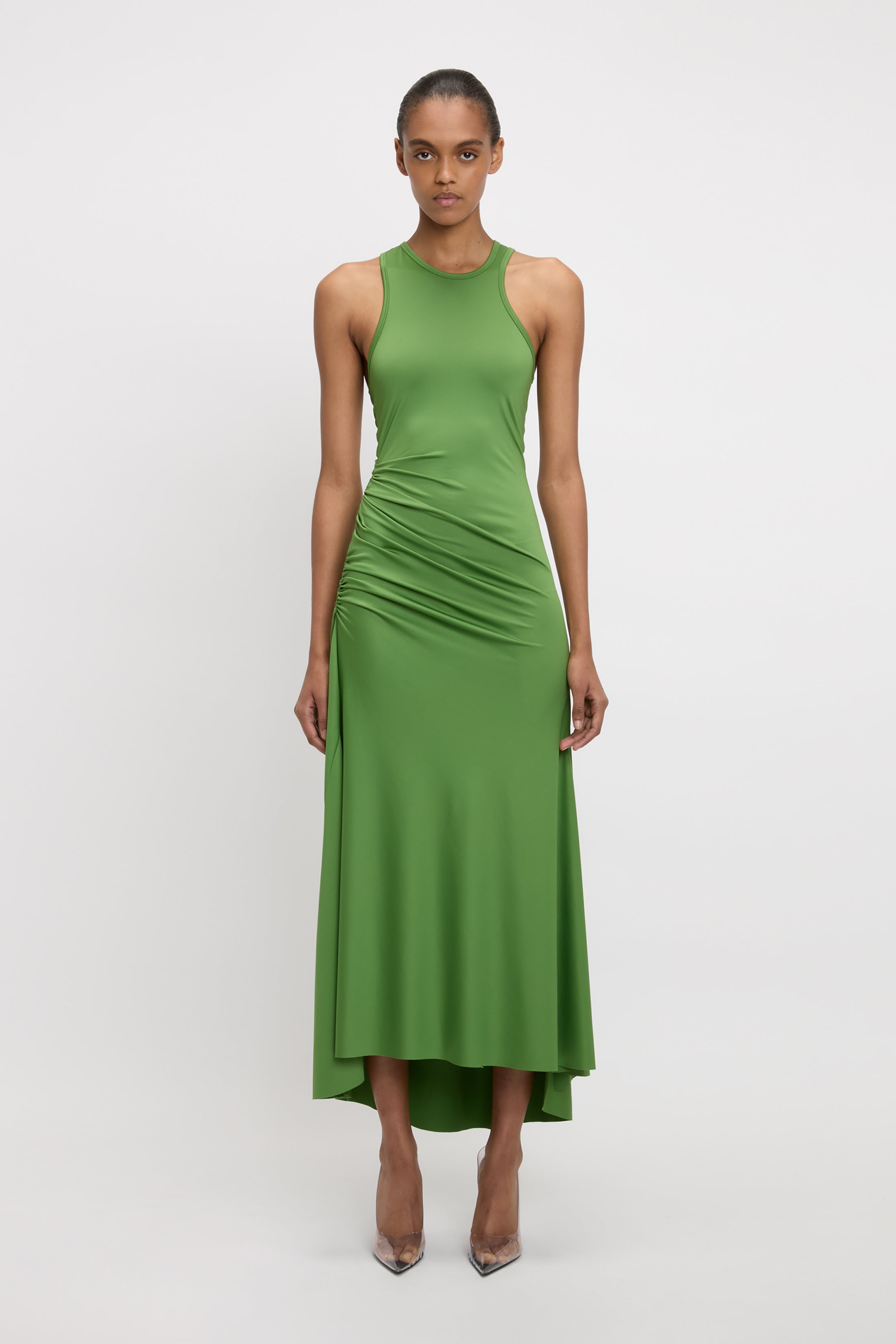 ワンピース VICTORIA BECKHAM Women Dresses 1225WDR 006342A 9342 ALGAE GR 20240731_VB_1122.jpg?v=1740403436