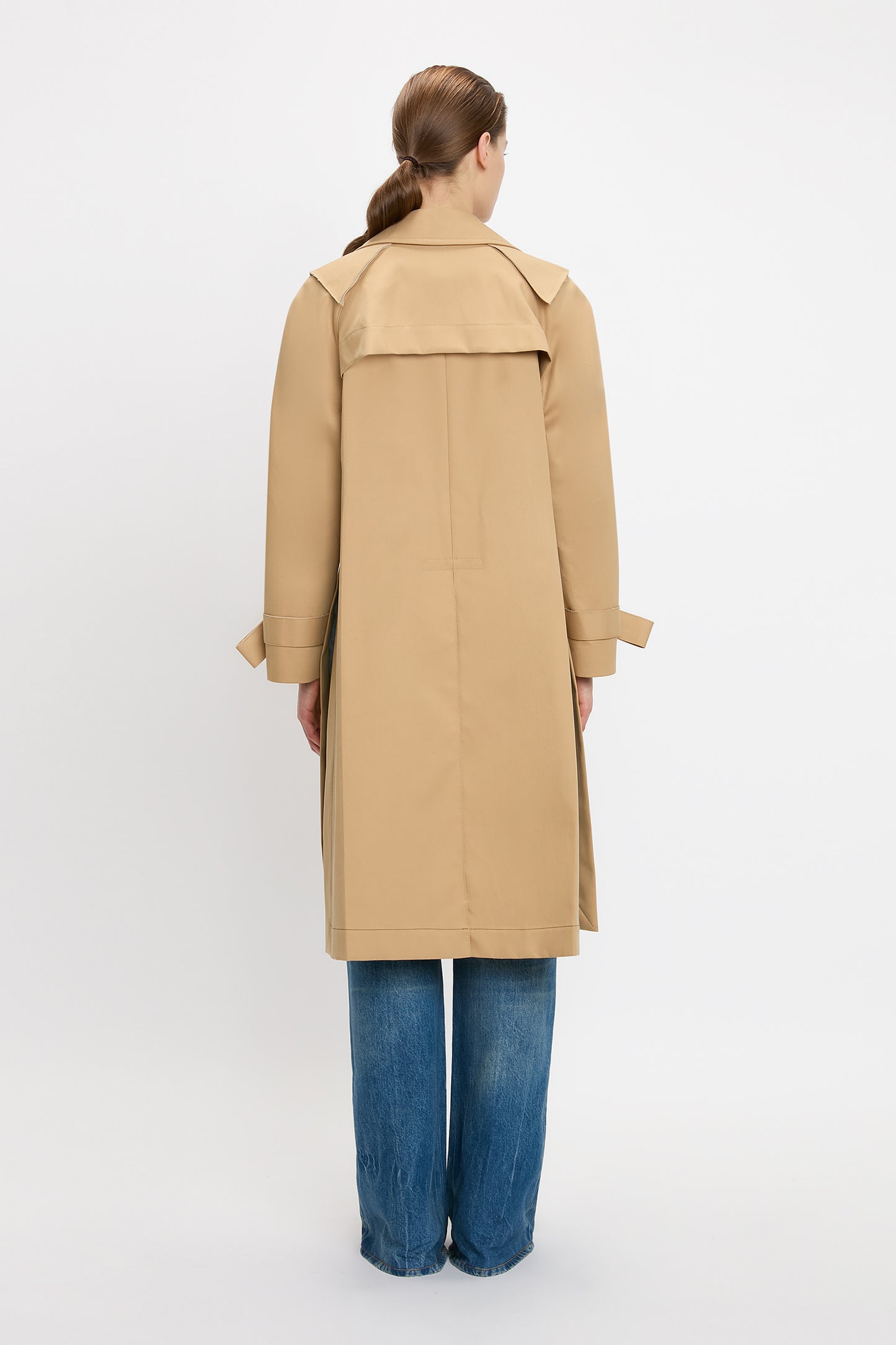 Raglan Trench Coat In Wheat