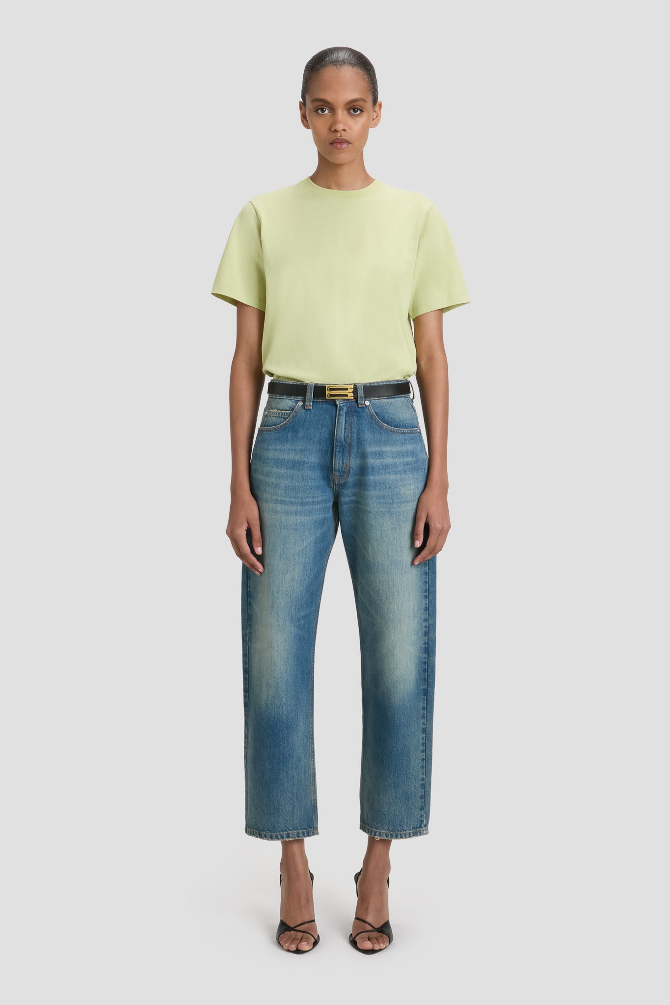 Victoria Tee In Pistachio – Victoria Beckham UK