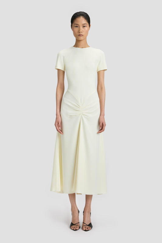 Blaire Midi Dress In Ivory