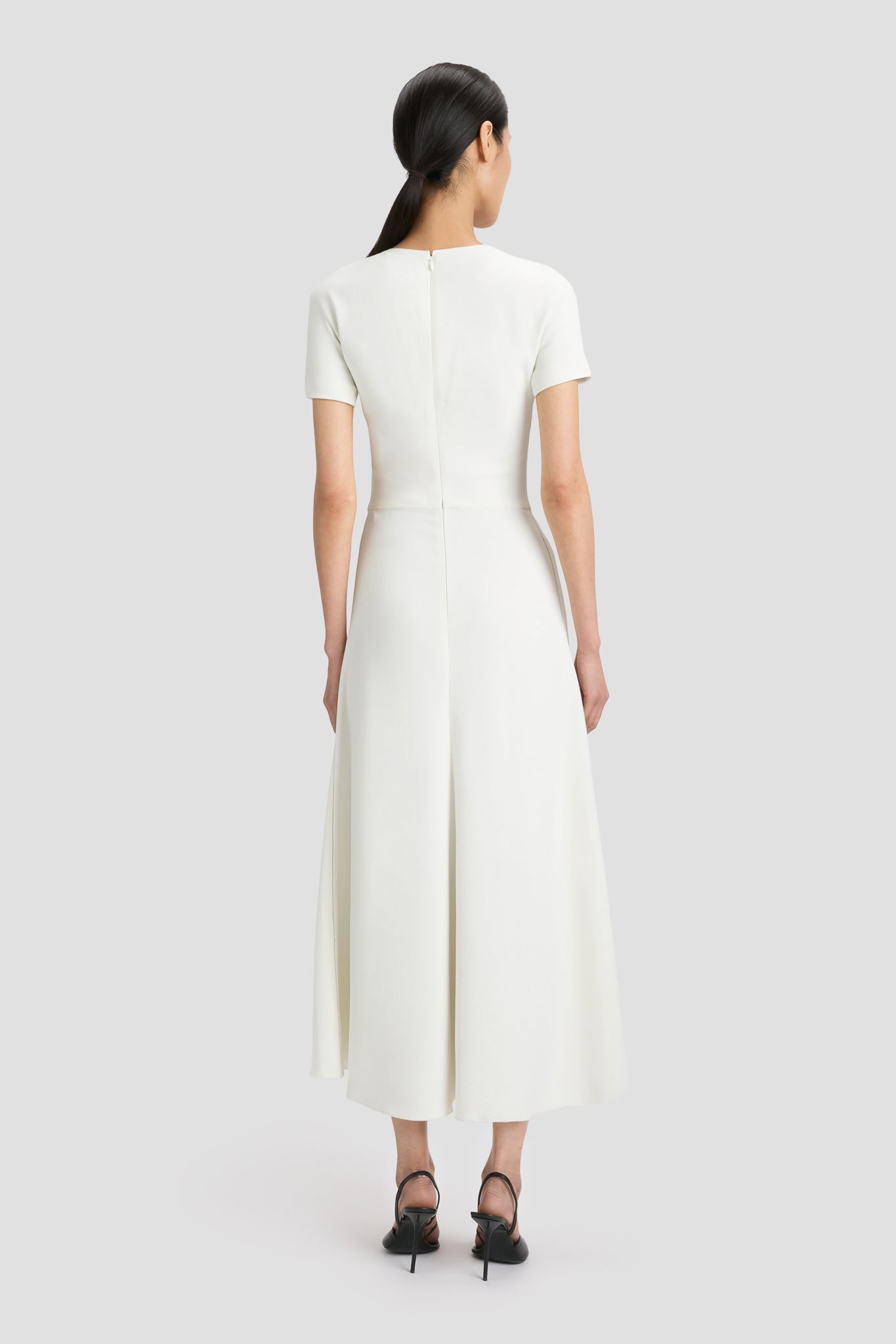 Blaire Midi Dress In Ivory