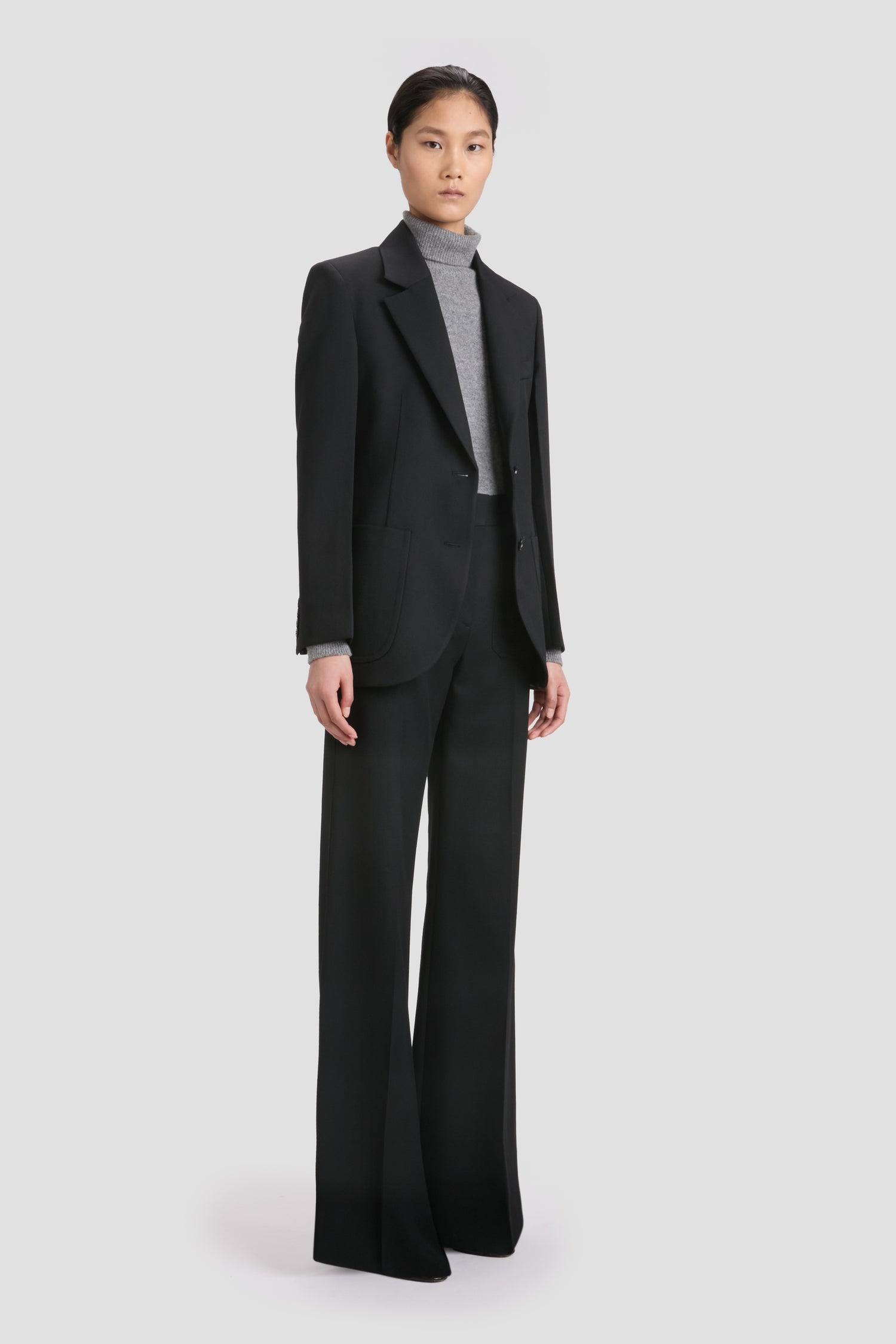 Patch Pocket Jacket In Black