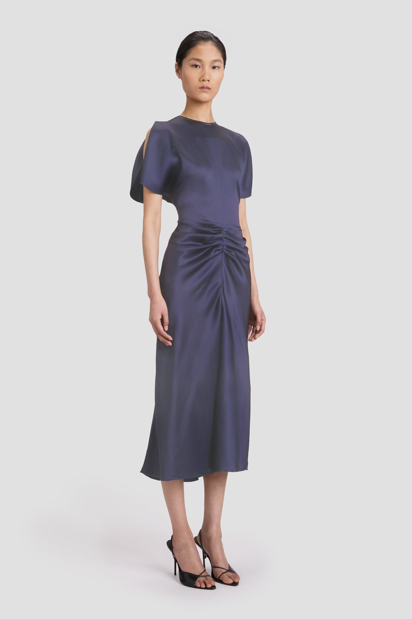 Bela Midi Dress In Eclipse