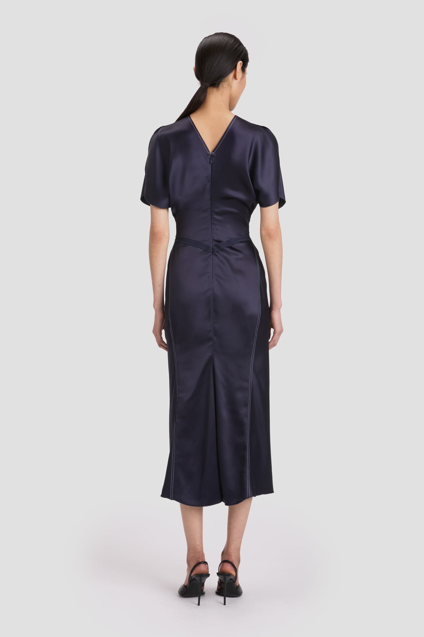 Bela Midi Dress In Midnight
