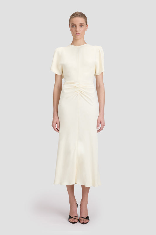 Bela Midi Dress In Ivory