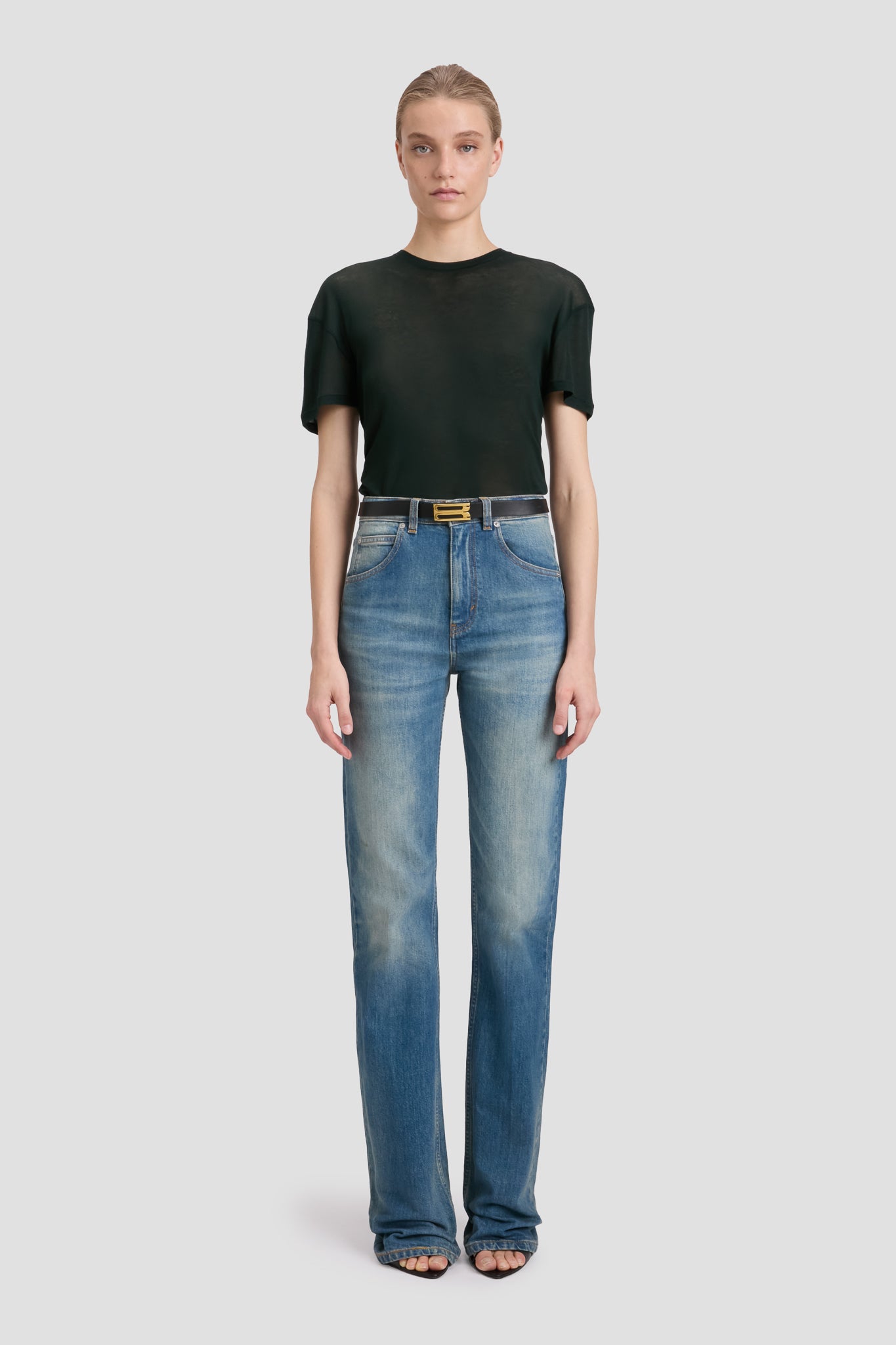 Lightweight T-Shirt In Bottle Green