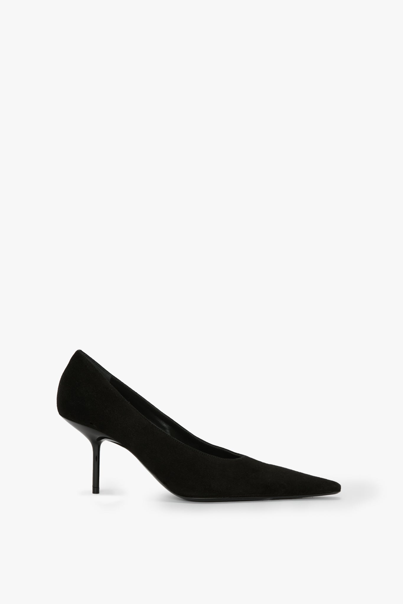 Sloan Stiletto Pump 75 In Black Suede