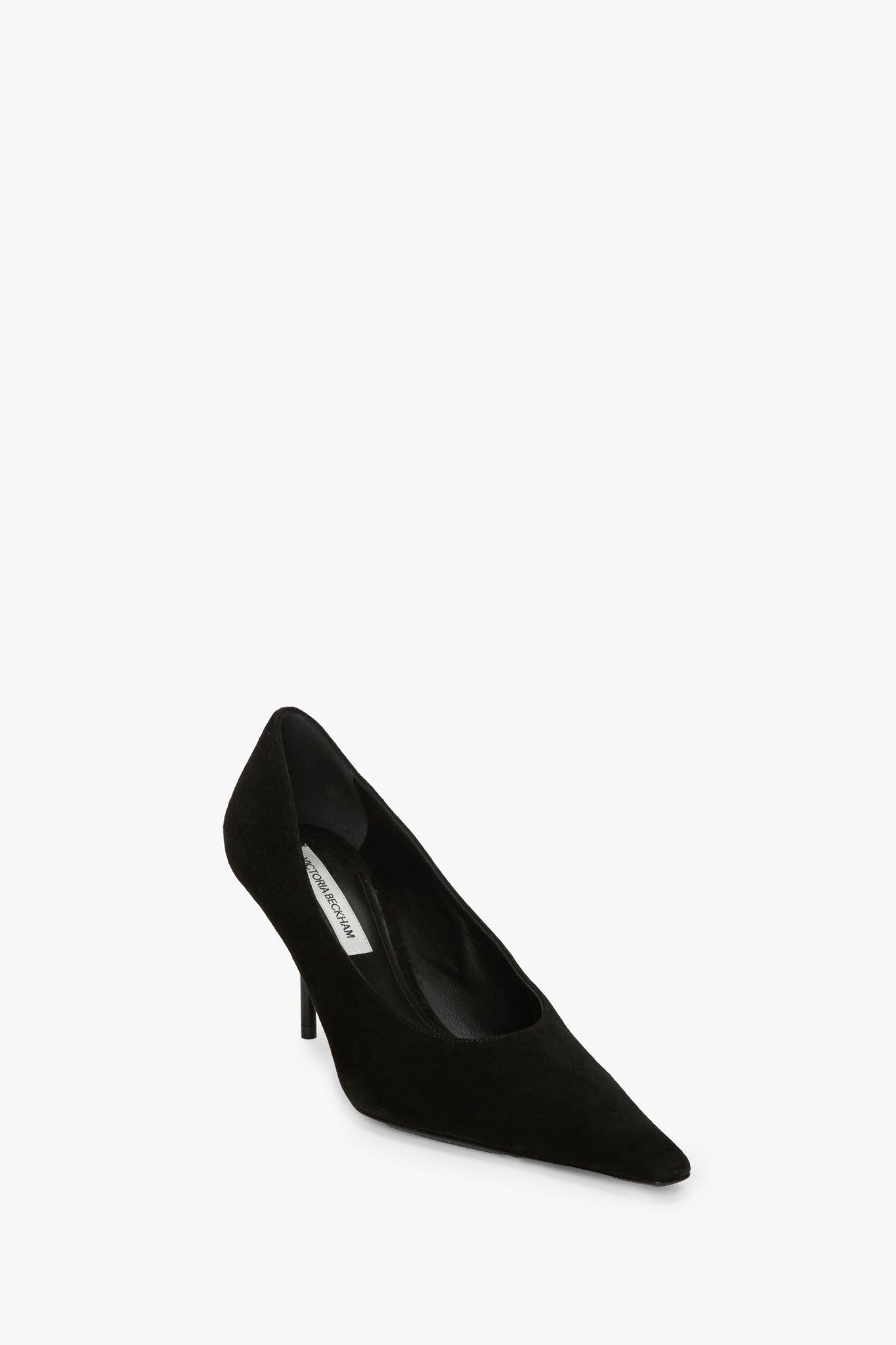 Sloan Stiletto Pump 75 In Black Suede