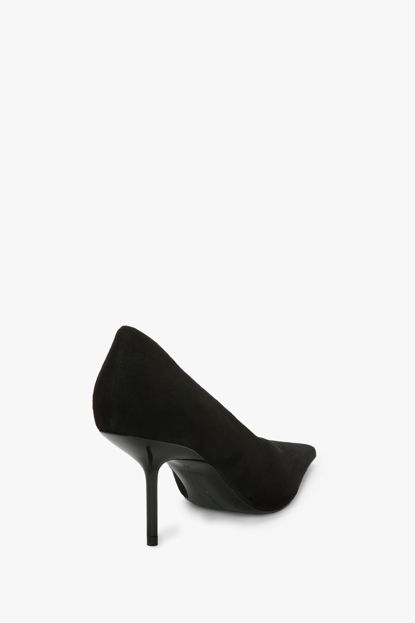 Sloan Stiletto Pump 75 In Black Suede