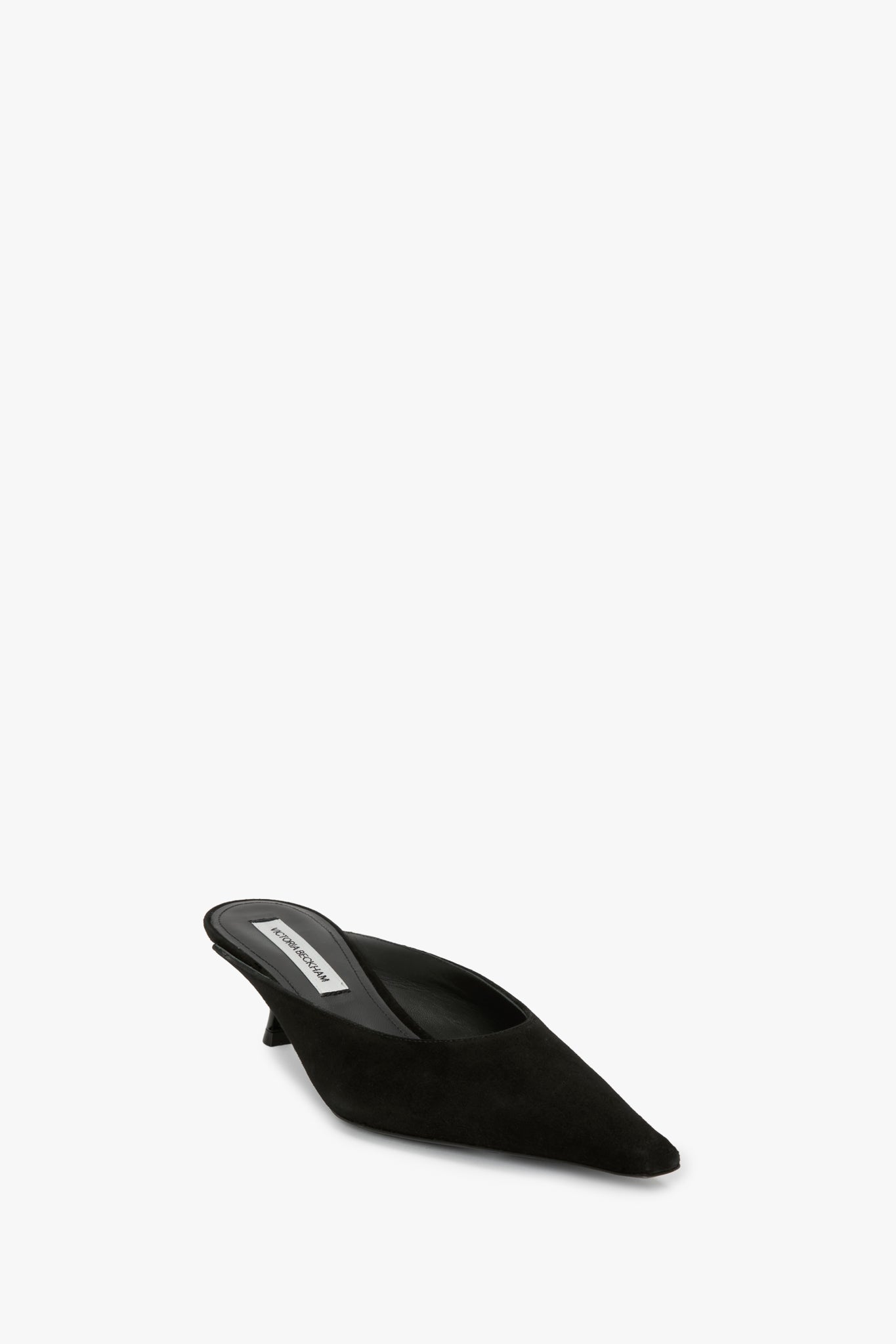 Sloan Mule In Black Suede