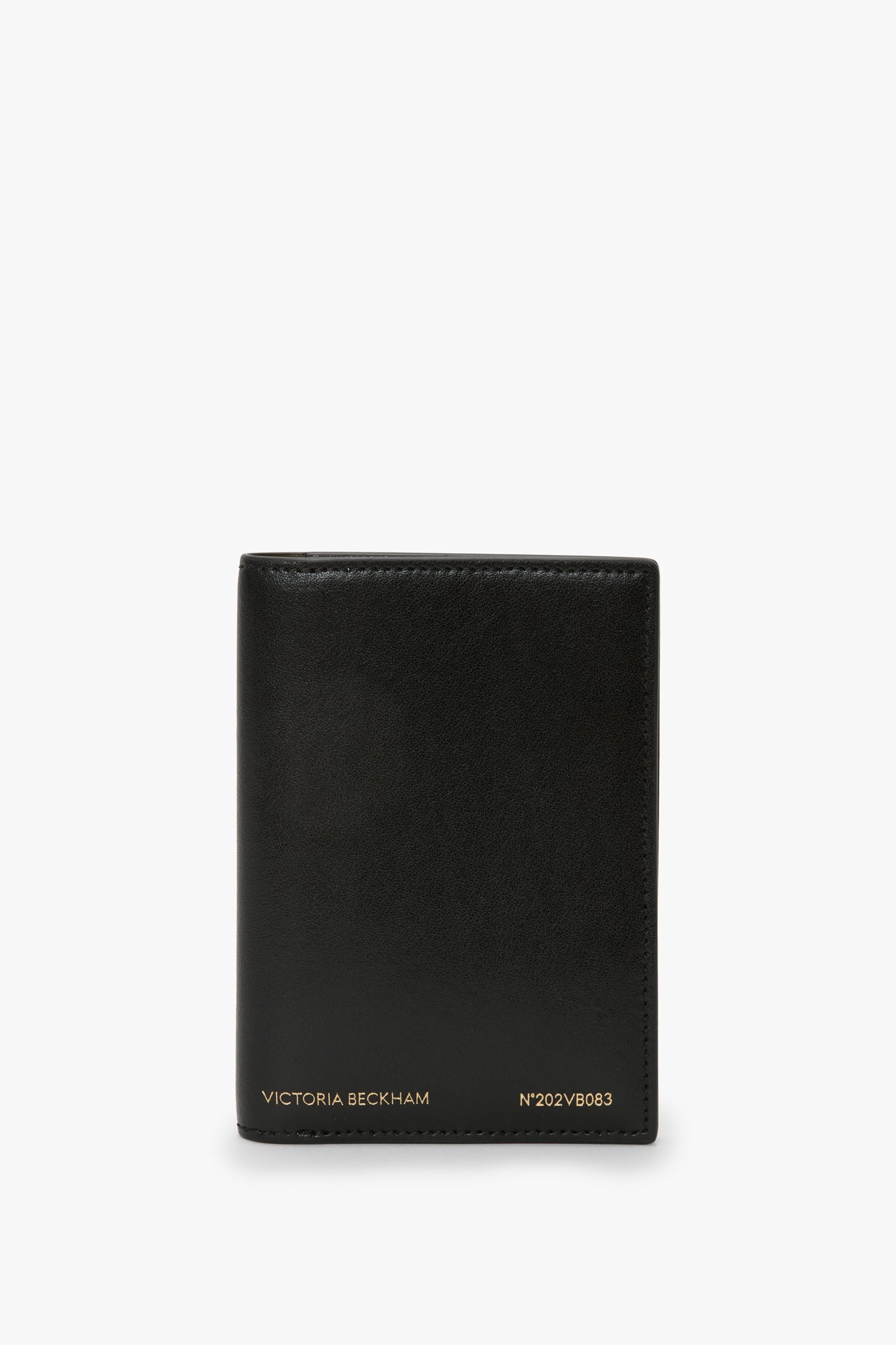 Passport Holder In Black Leather