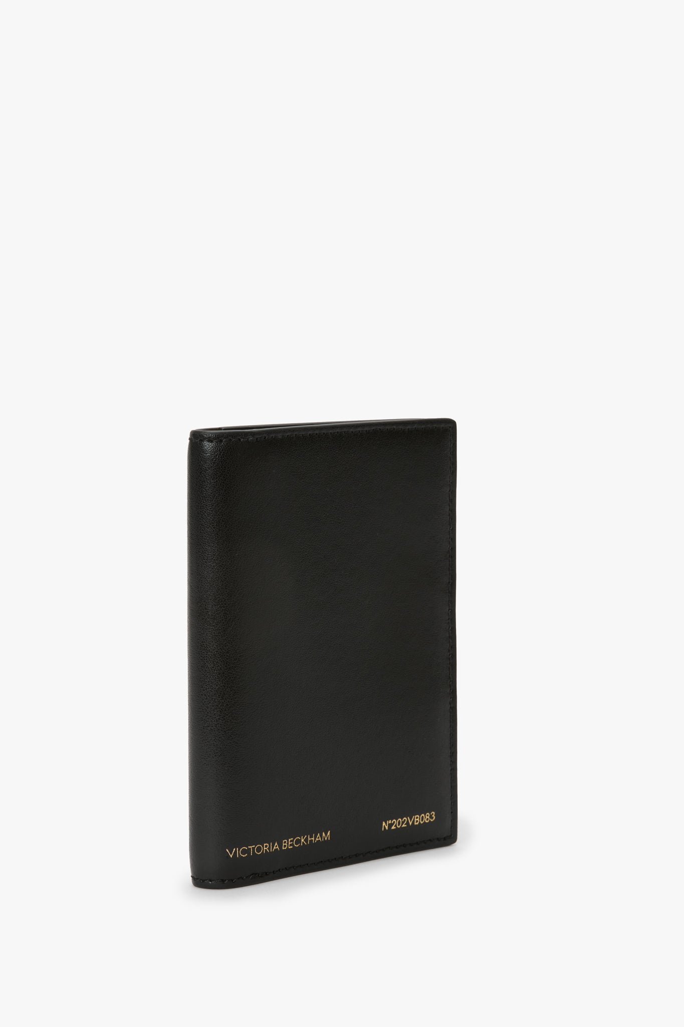 Passport Holder In Black Leather
