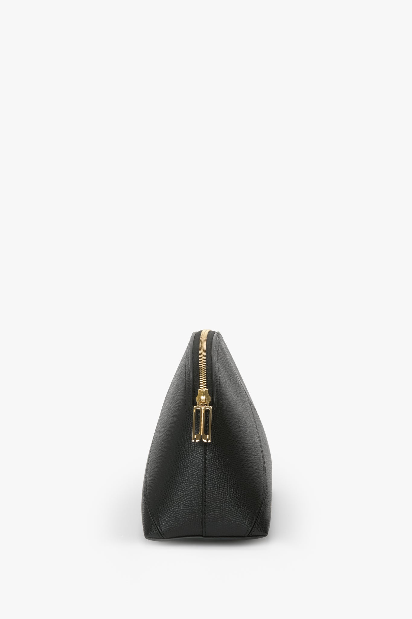 Victoria Large Travel Pouch In Black Leather