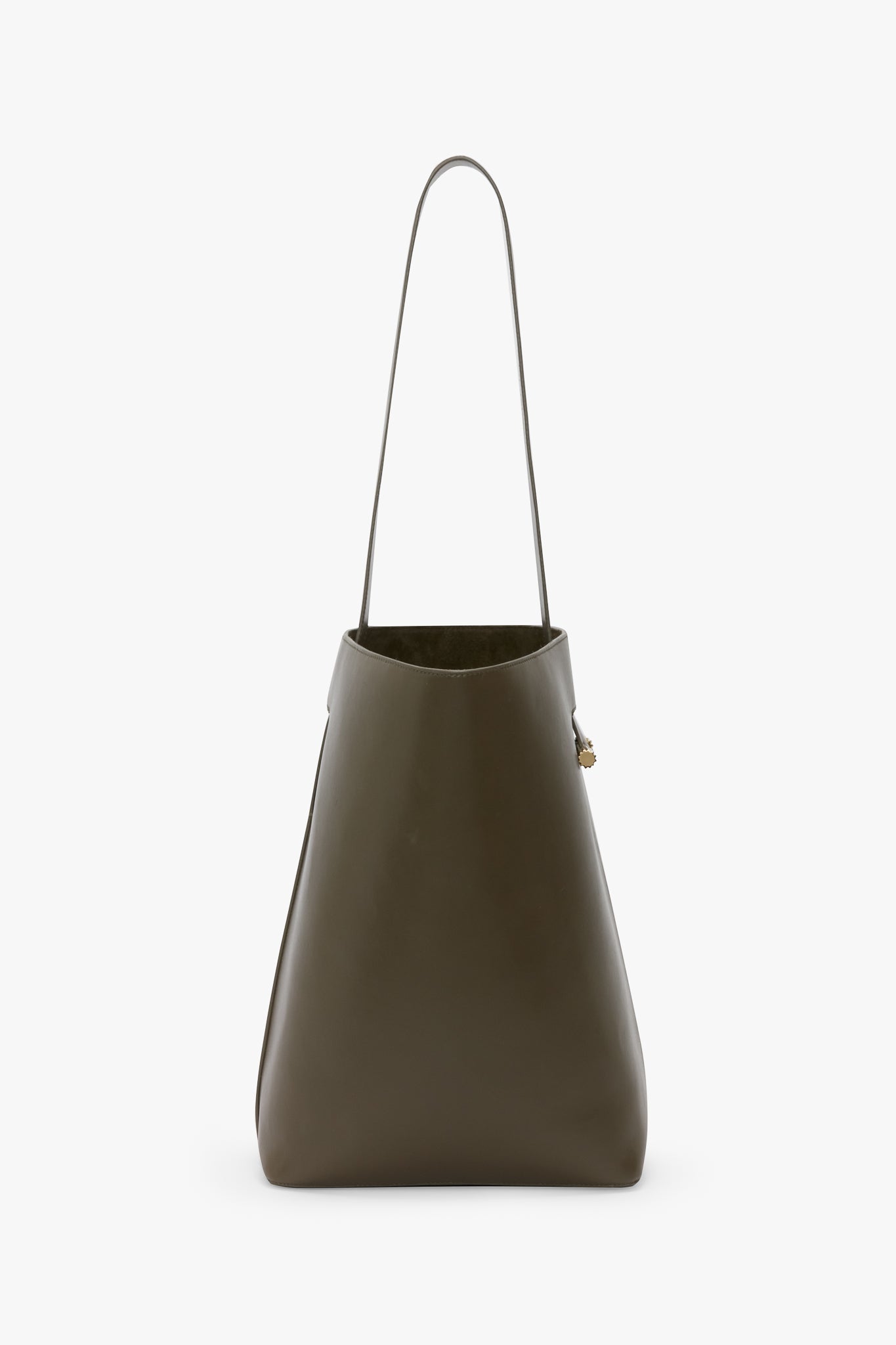Dia Bucket Bag In Khaki Leather