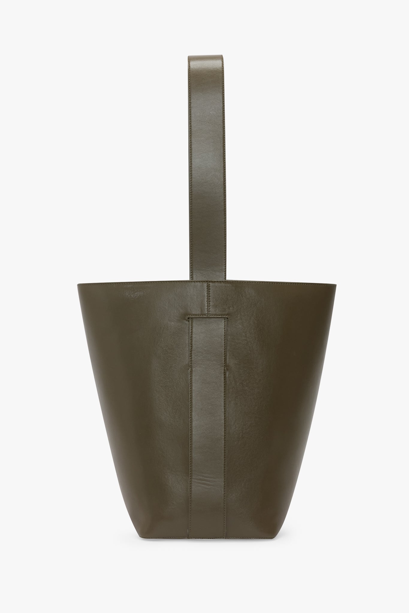 Dia Bucket Bag In Khaki Leather