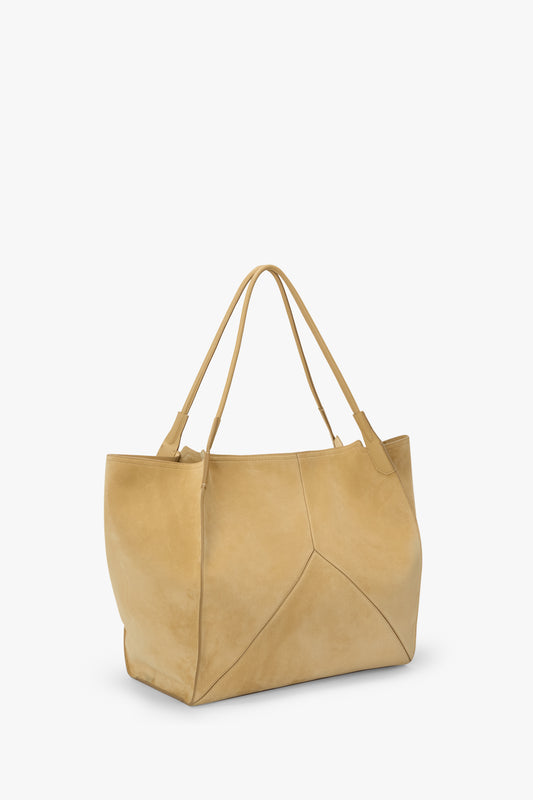 Victoria Travel Tote In Sand Suede