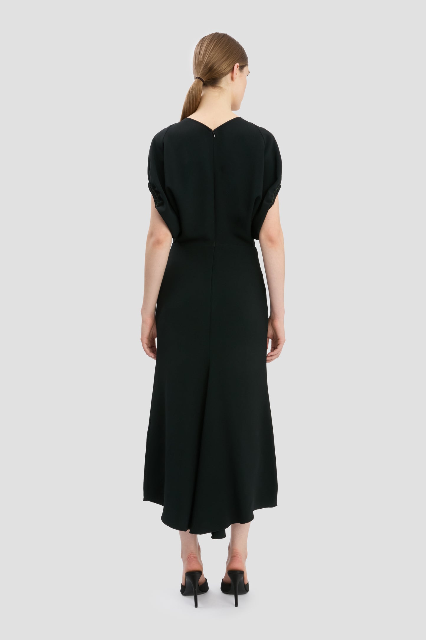 Edith Midi Dress In Black