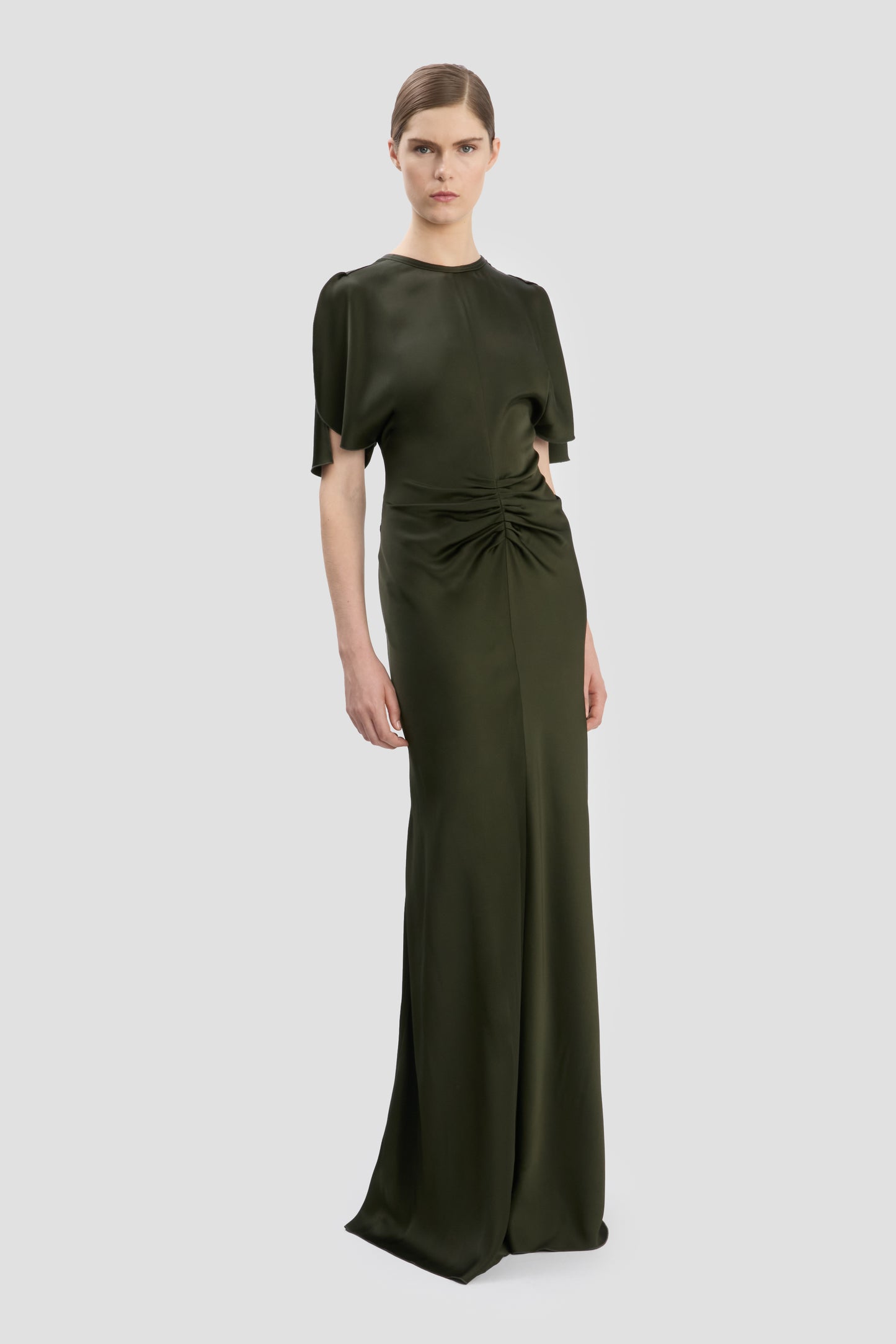 Isabella Gown In Dark Olive