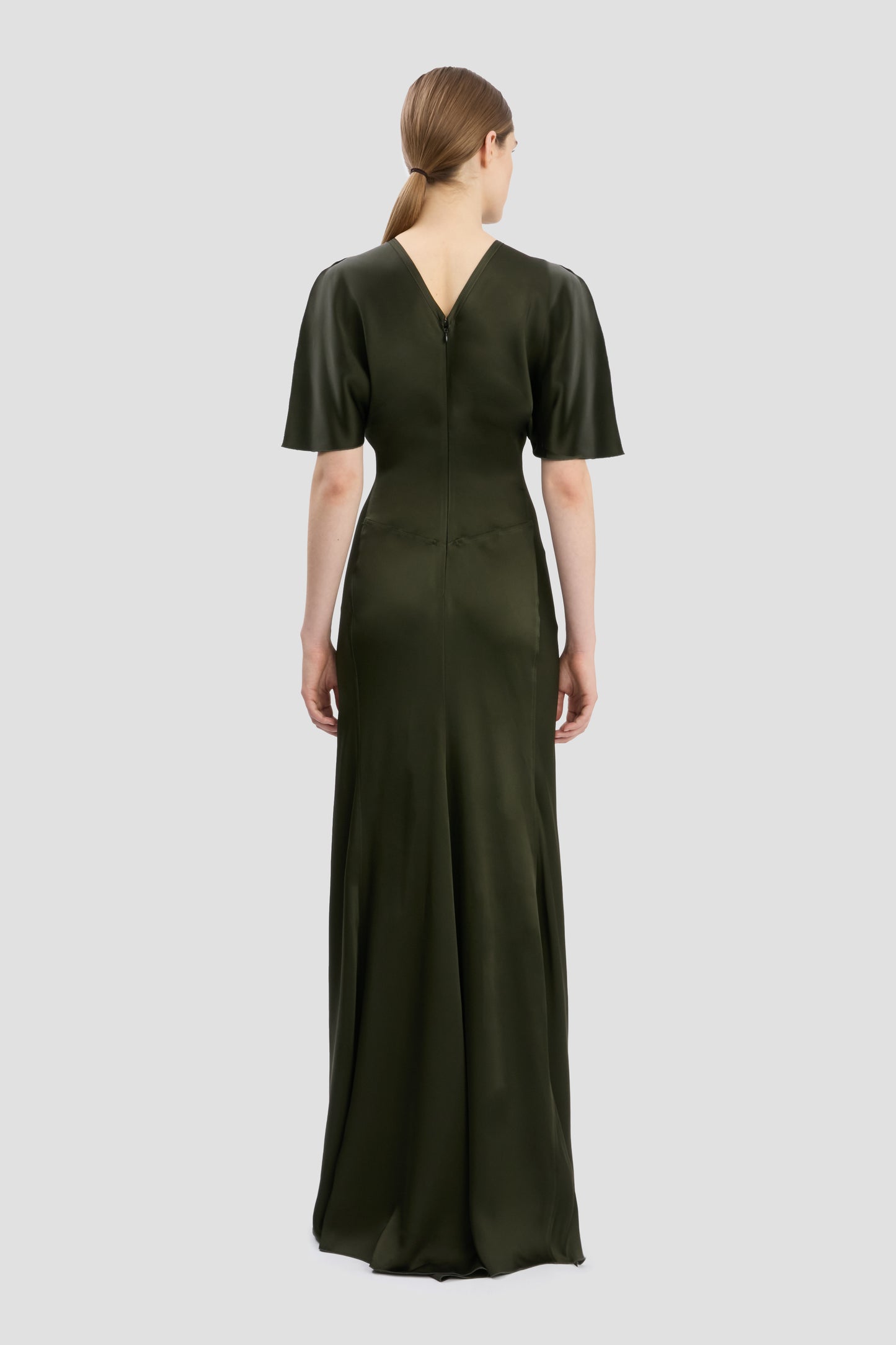 Isabella Gown In Dark Olive