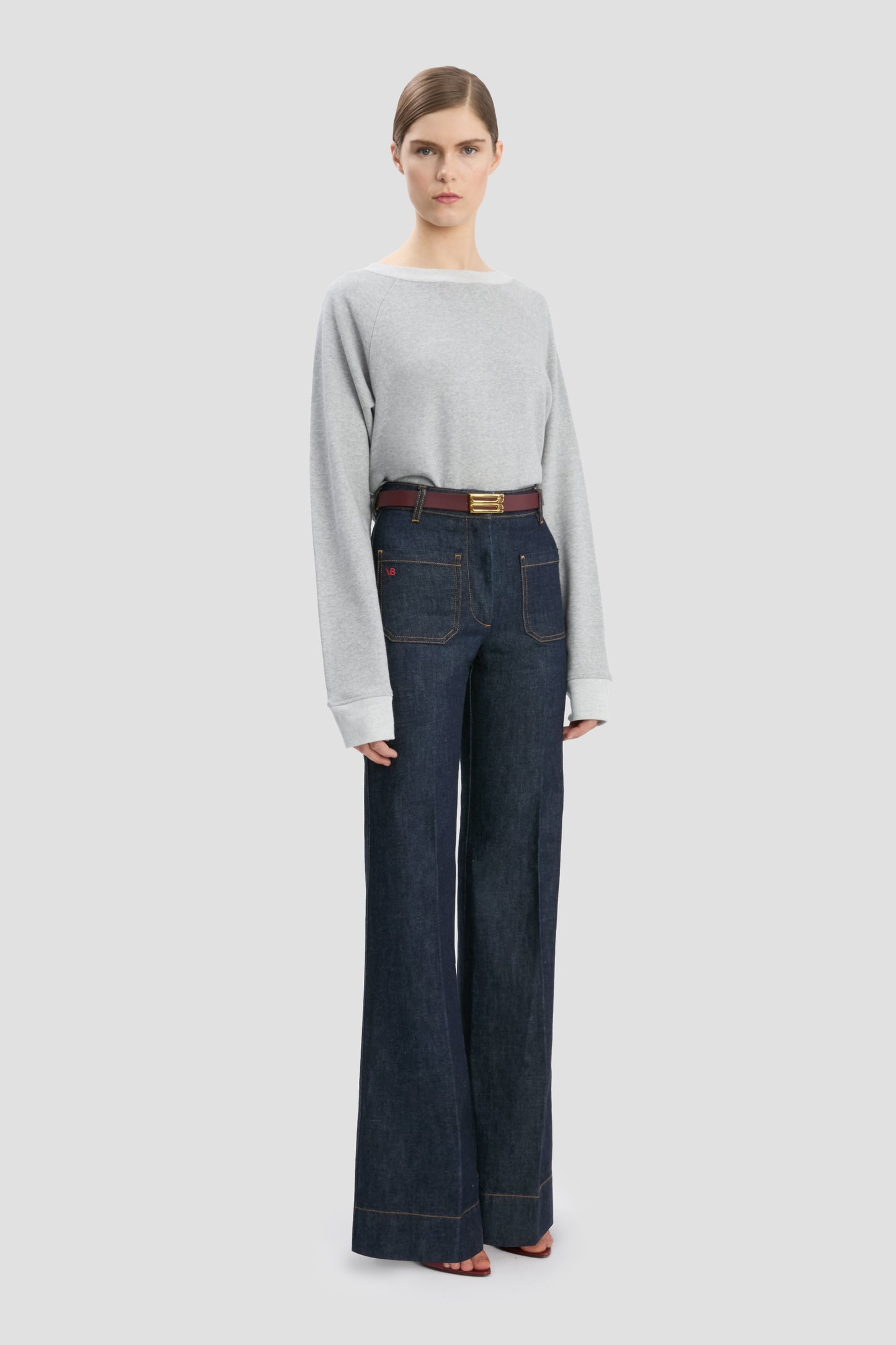 Constance Sweatshirt In Grey Marl