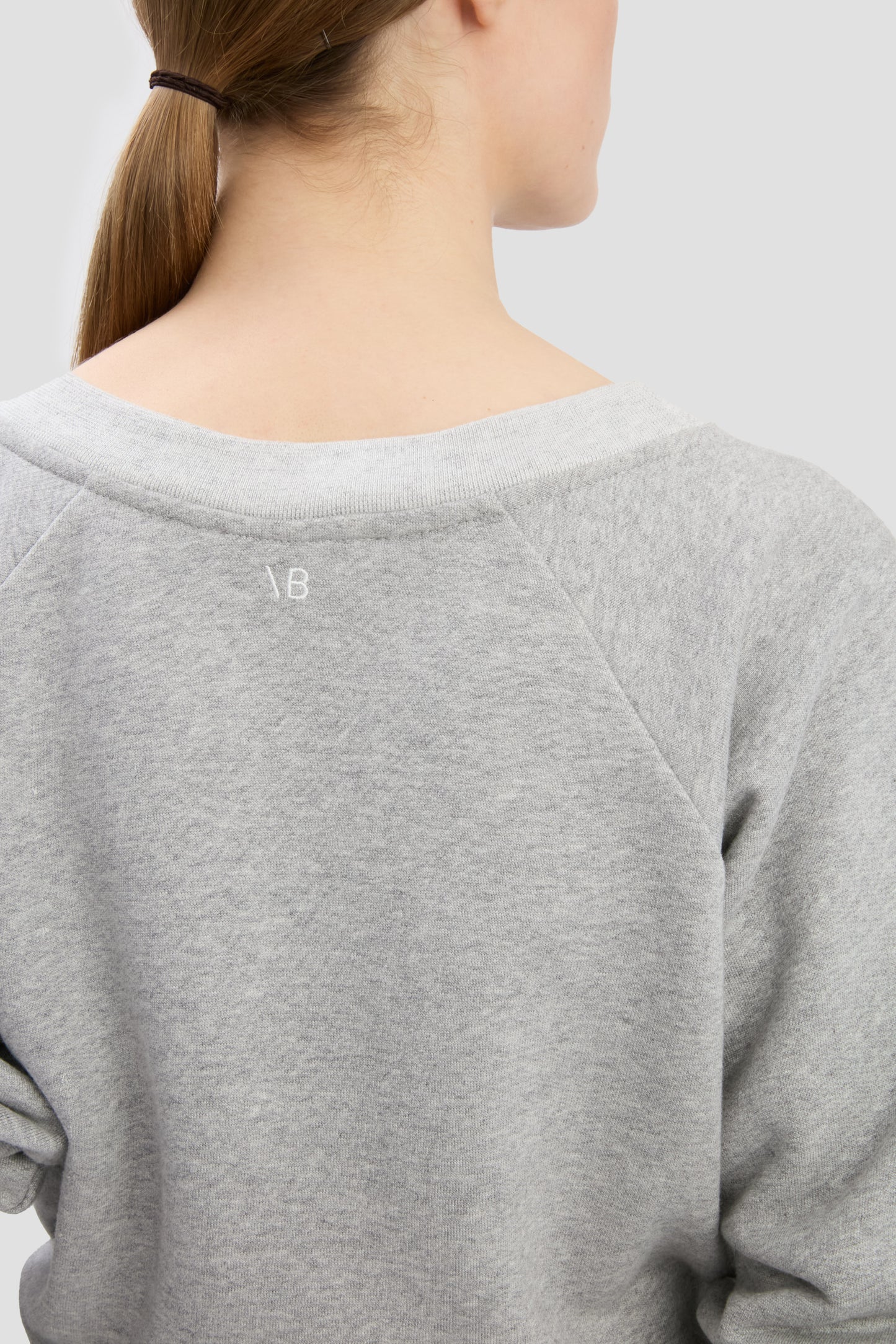 Constance Sweatshirt In Grey Marl