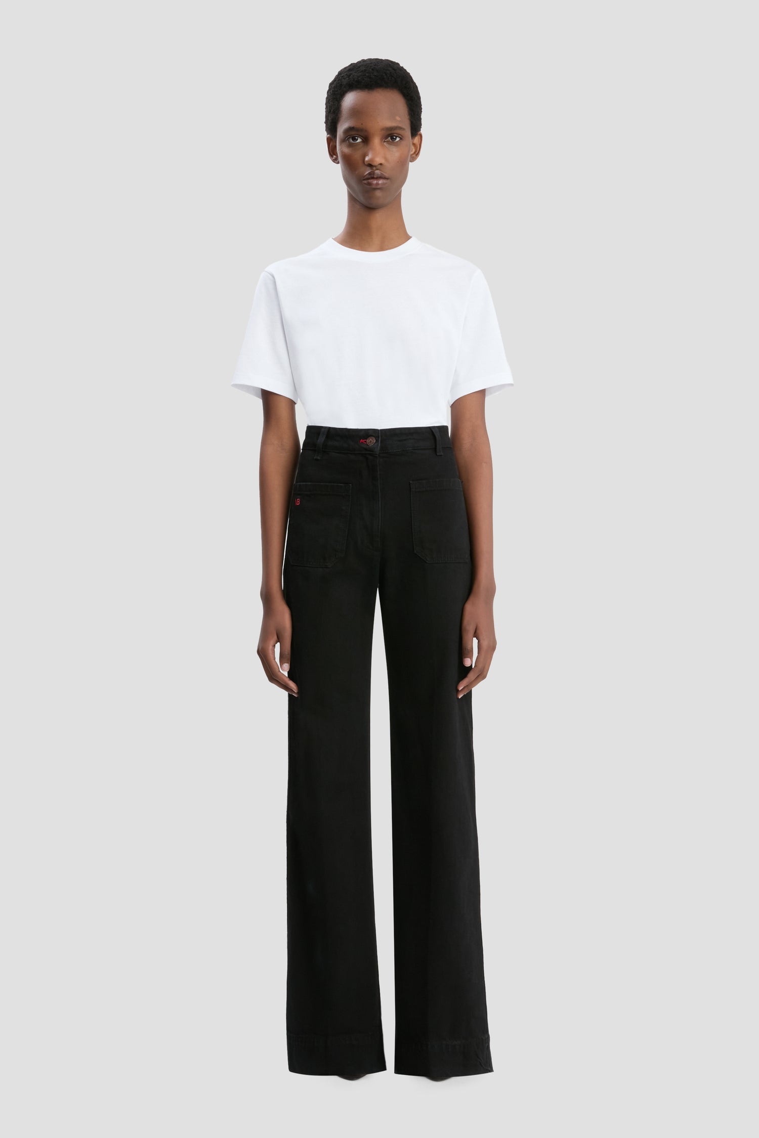 Alina High Waisted Jean In Washed Black