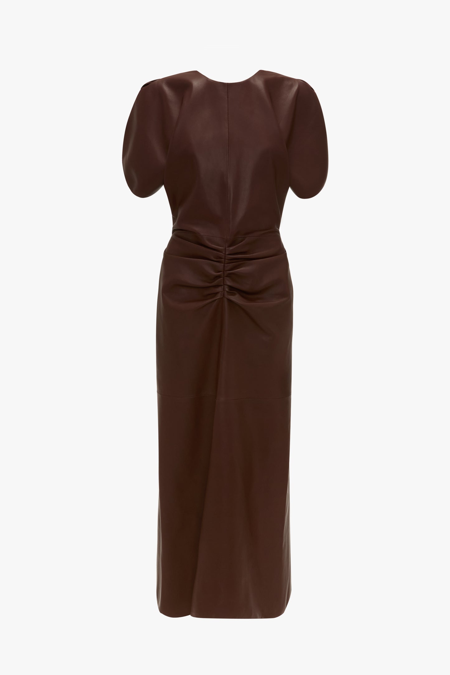 Bela Midi Dress In Burgundy