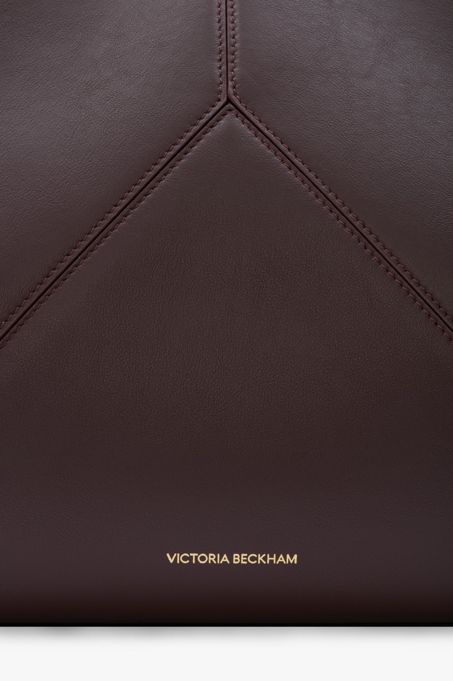 Victoria Tote Bag In Burgundy Leather