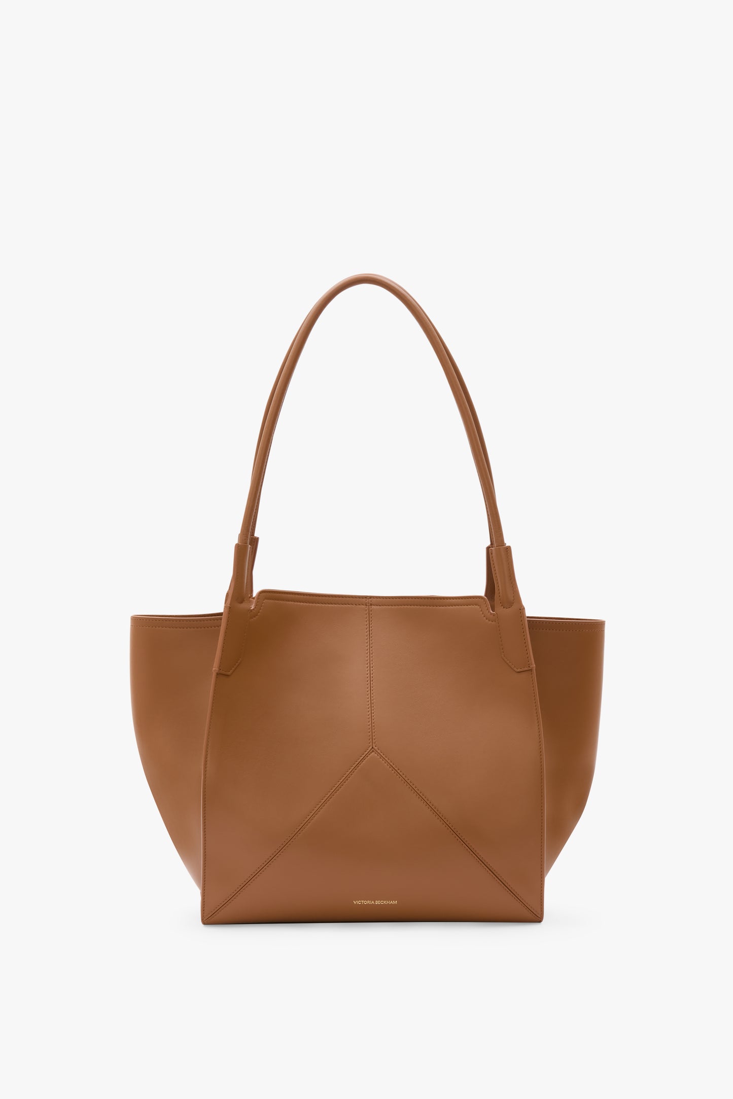Victoria Tote Bag In Tan Leather