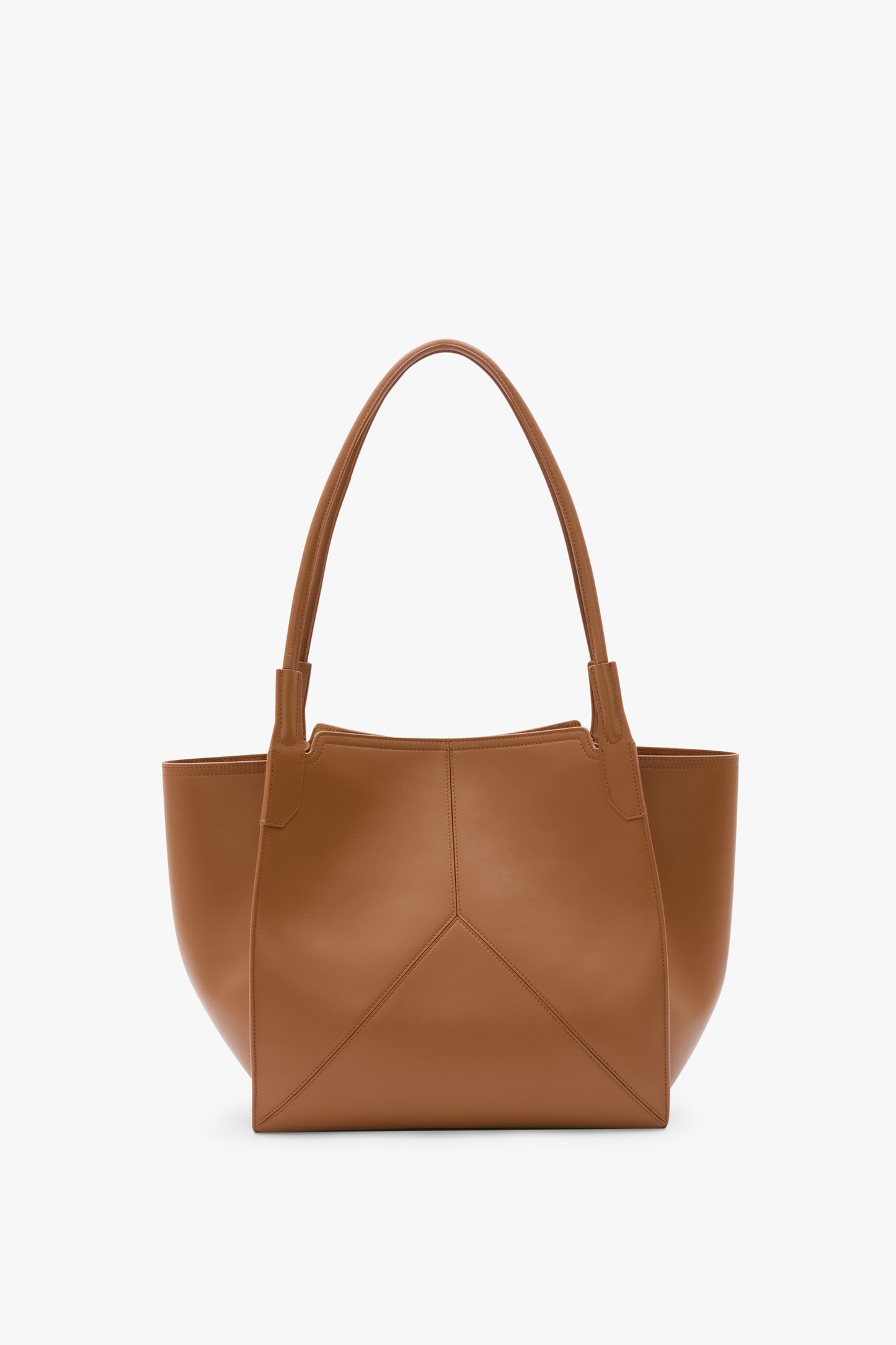 Victoria Tote Bag In Tan Leather
