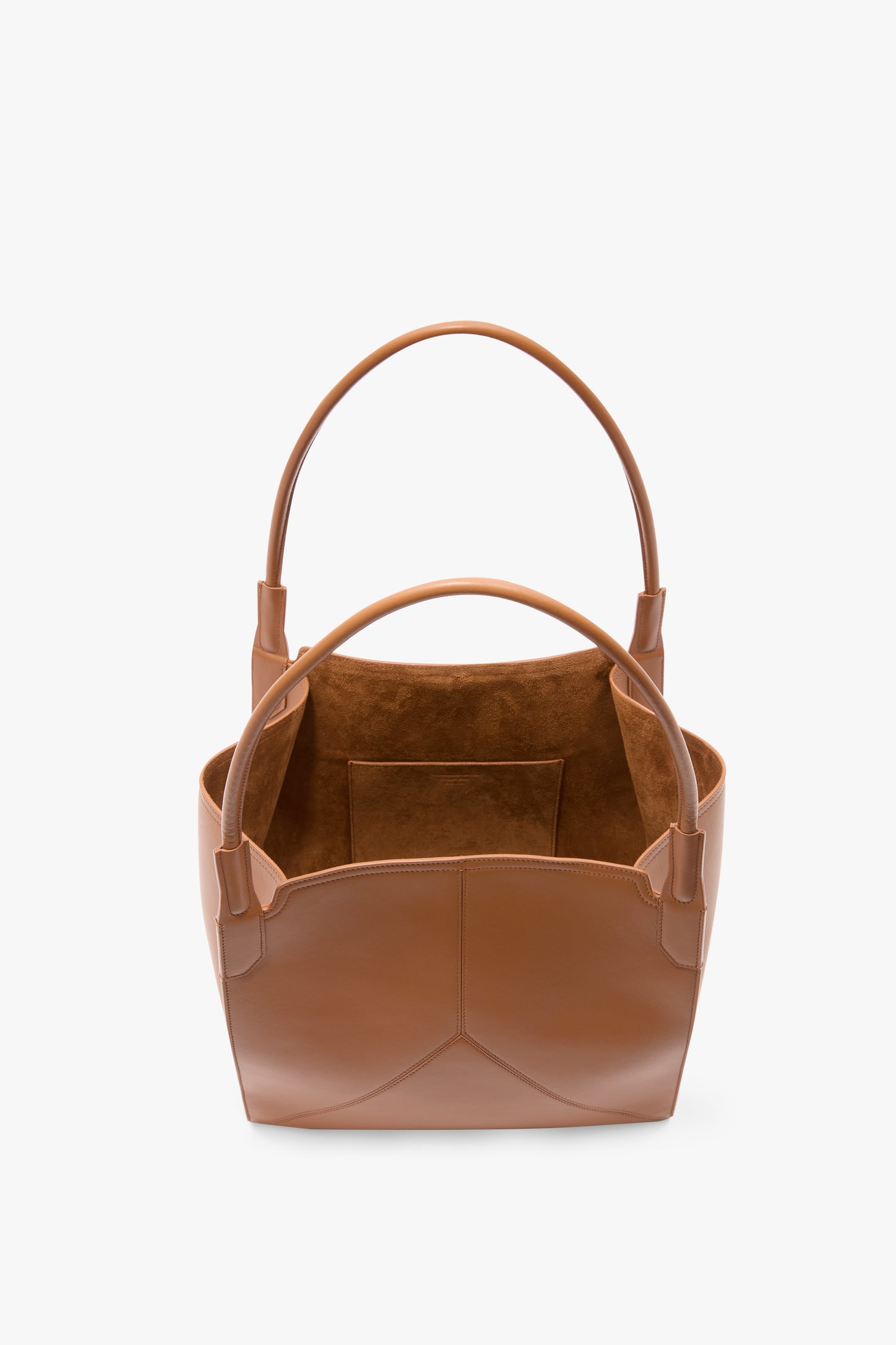 Victoria Tote Bag In Tan Leather