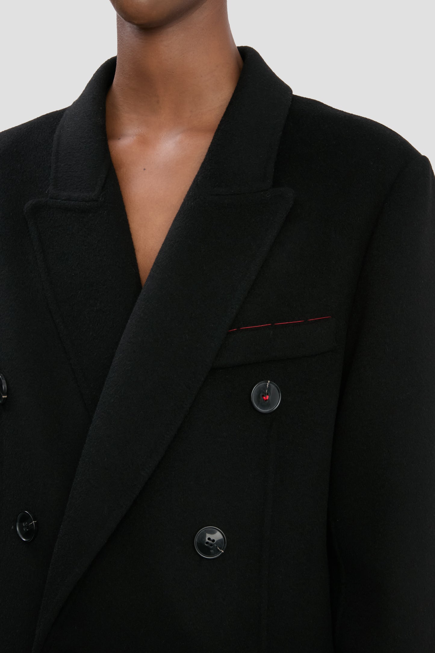 Overcoat In Black