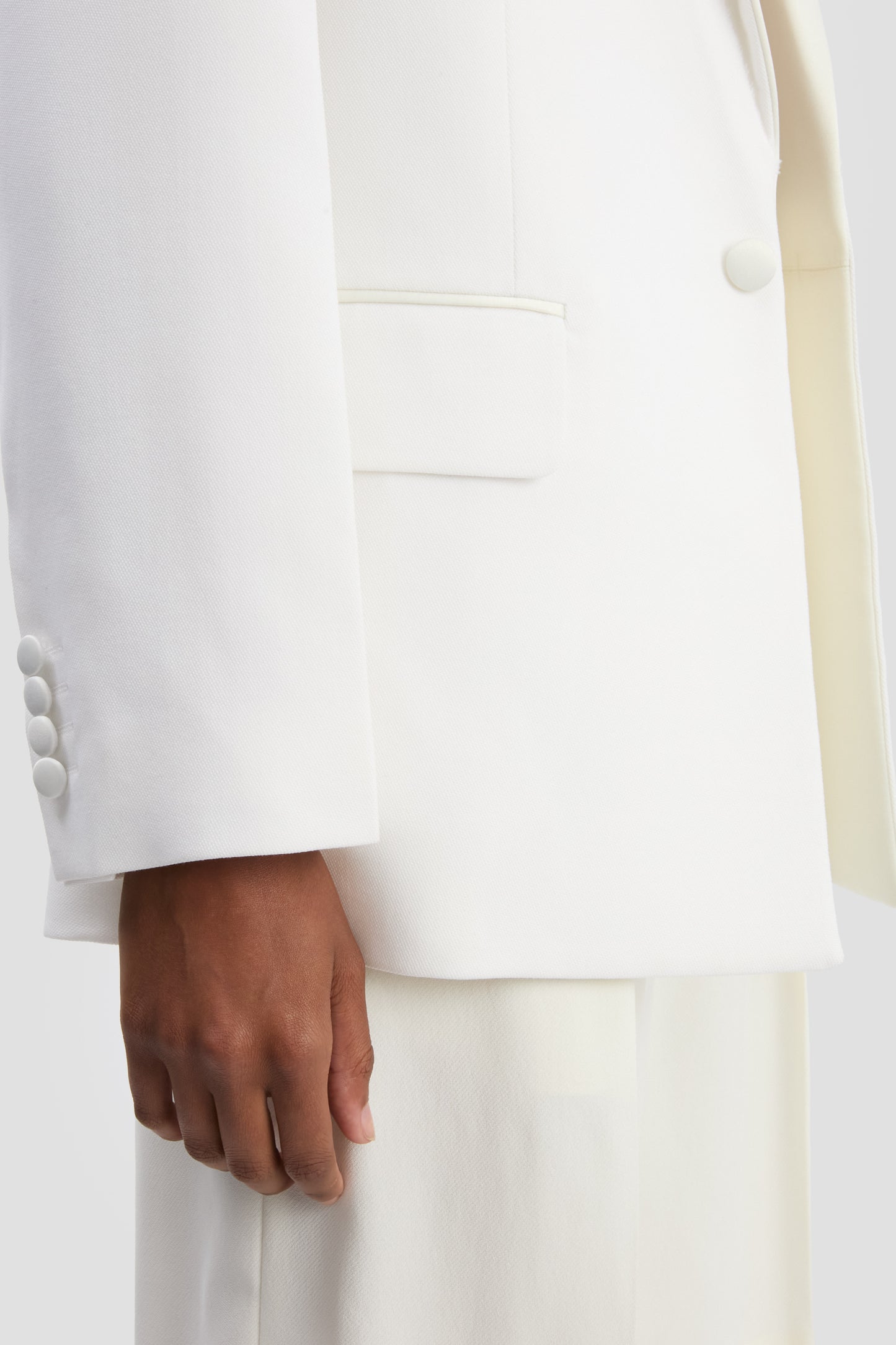 Tailored Jacket In Ivory