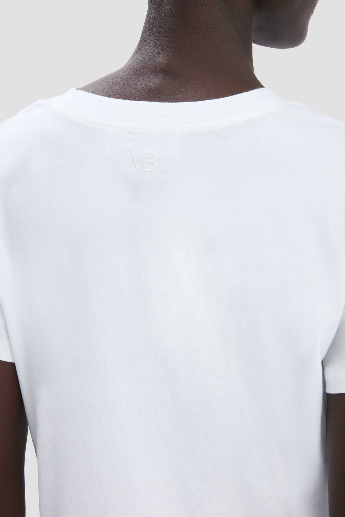 Shrunken Fit T-Shirt In White