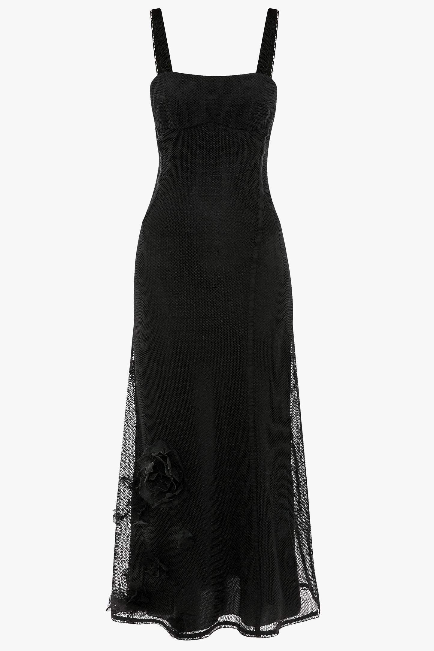 Panelled Cami Dress In Black