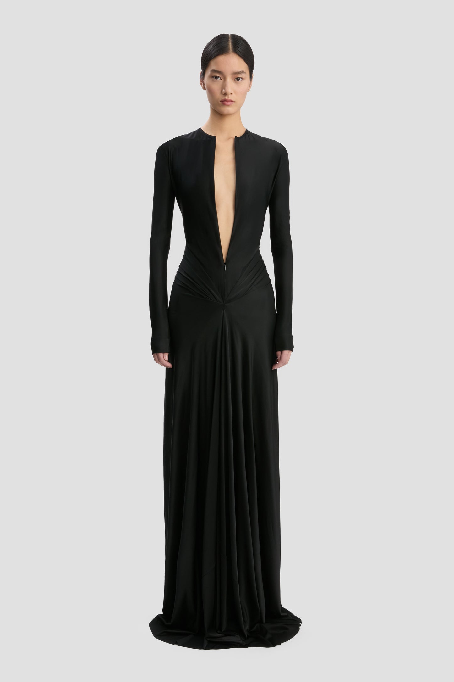 Cut-Out Gown In Black