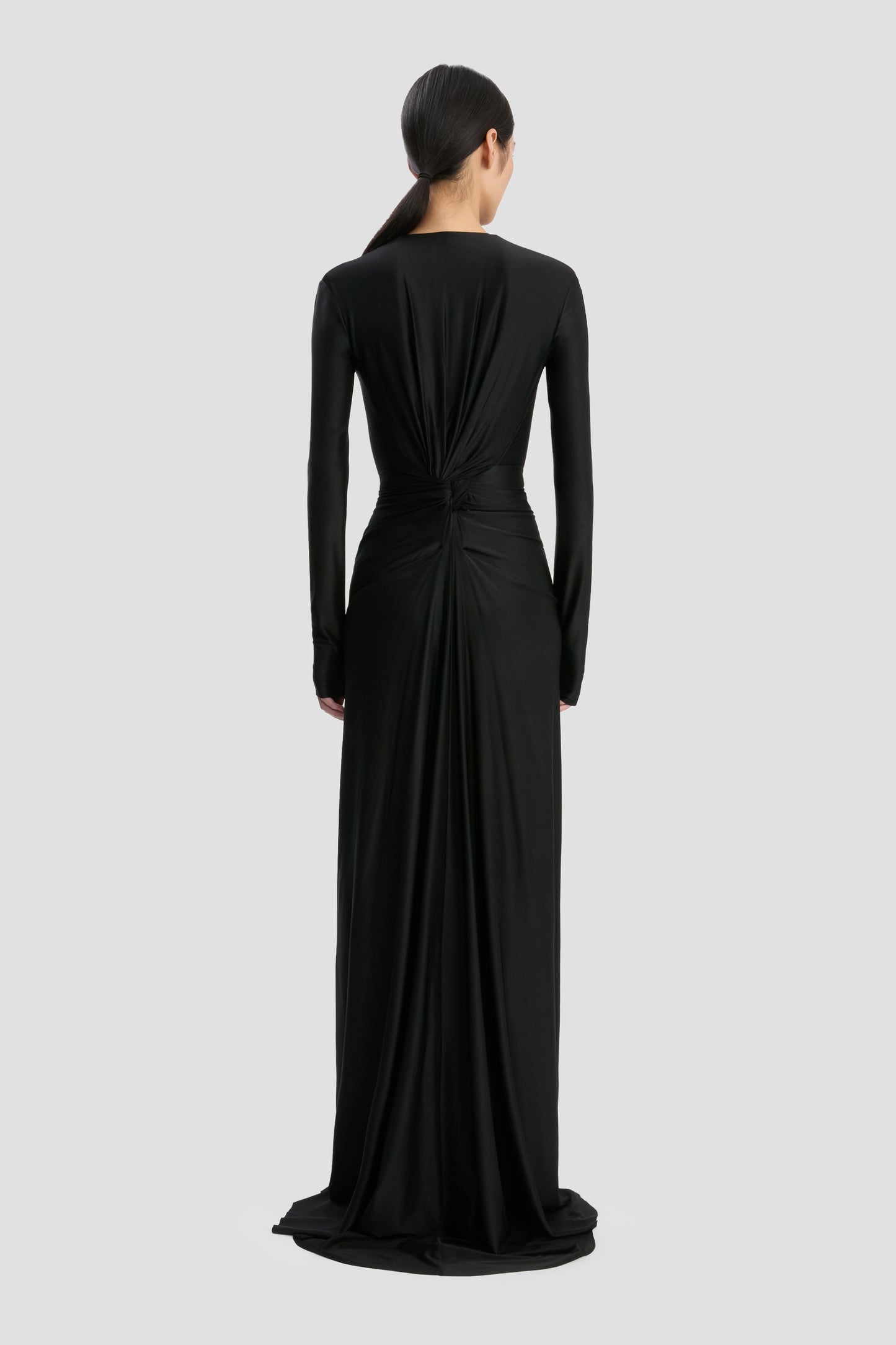 Cut-Out Gown In Black